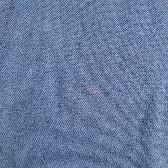 Optima Cotton Wear Men's Pique Colima Polo Shirt Blue Medium Short Sleeve - Picture 4 of 12